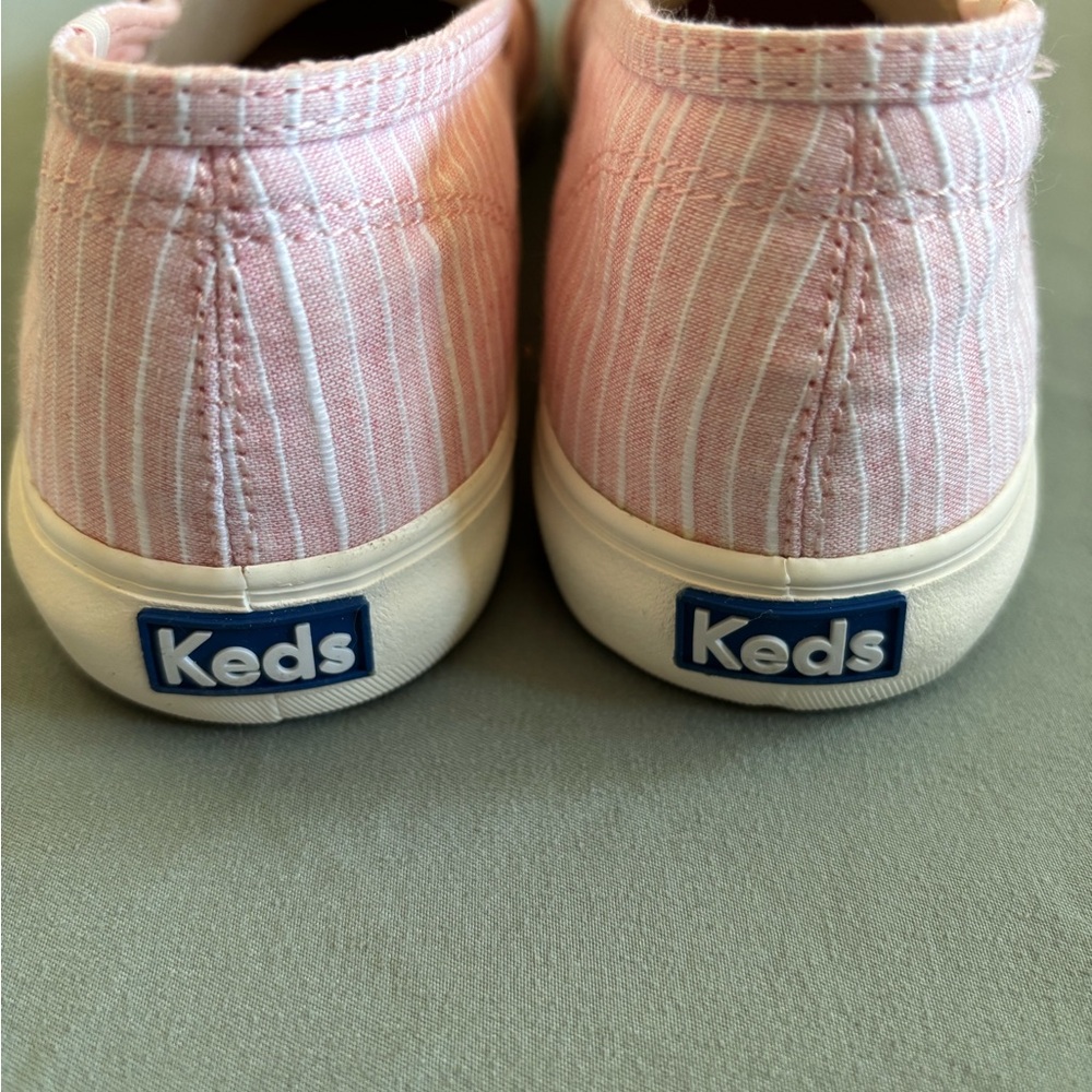 Keds Light Pink Clipper Stripe Slip-On Sneakers - Picture 4 of 6